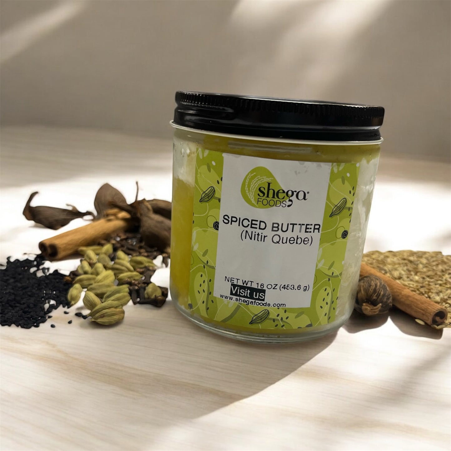 Clarified spice  Butter  (የተነጠረ:ቅቤ) Wt. 12  oz image 0