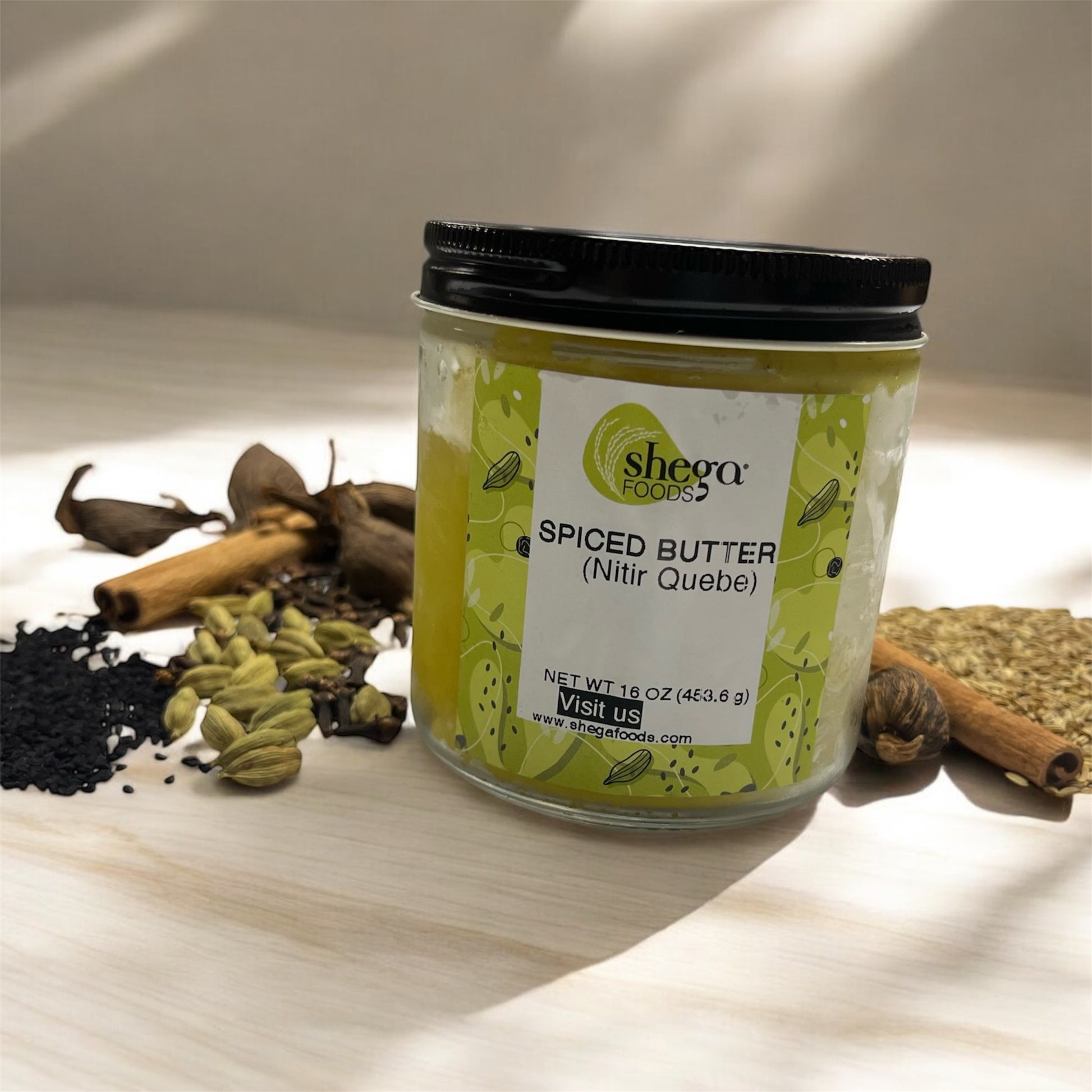 Clarified spice  Butter  (የተነጠረ:ቅቤ) Wt. 12  oz image 0