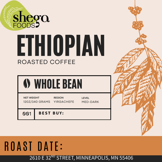 Yirgacheffe Med-Dark Roast 12oz image 0