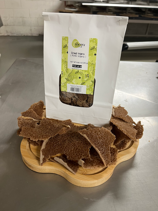 Dry injera (crispy Injera) ድርቆሽ wt. 8 oz image 0